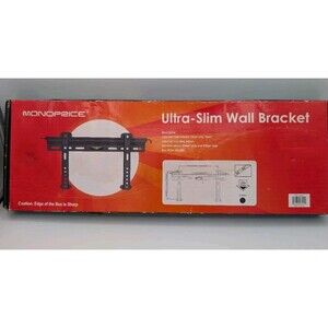 TV Wall Mount Ultra Slim Low Profile Bracket 32–55" Universal Design